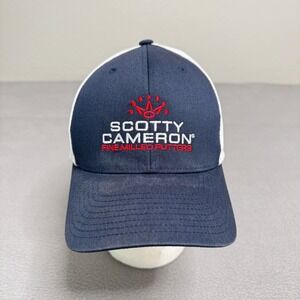 Scotty Cameron Trucker Hat Mens Navy Blue White Mesh Golf Snapback‎ Cap